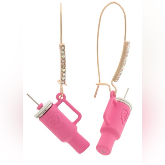 Betsey Johnson Jewelry - Betsey Johnson Tumbler Cup Earrings